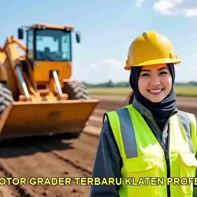 Mengapa Kontraktor di Klaten Harus Memilih Motor Grader Terbaru